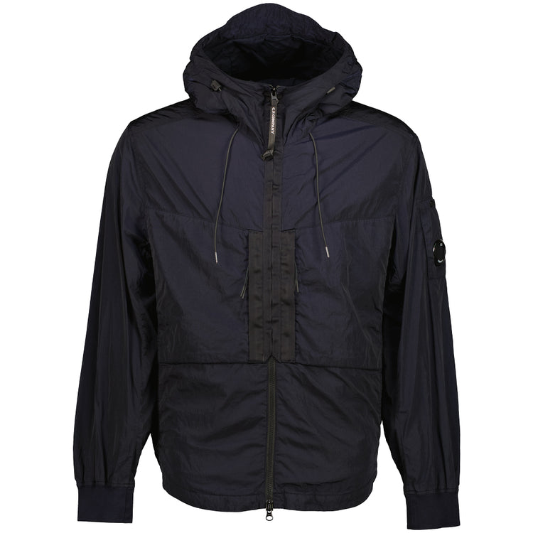 Chrome-R Hooded Lens Overshirt Jacket - Casual Basement