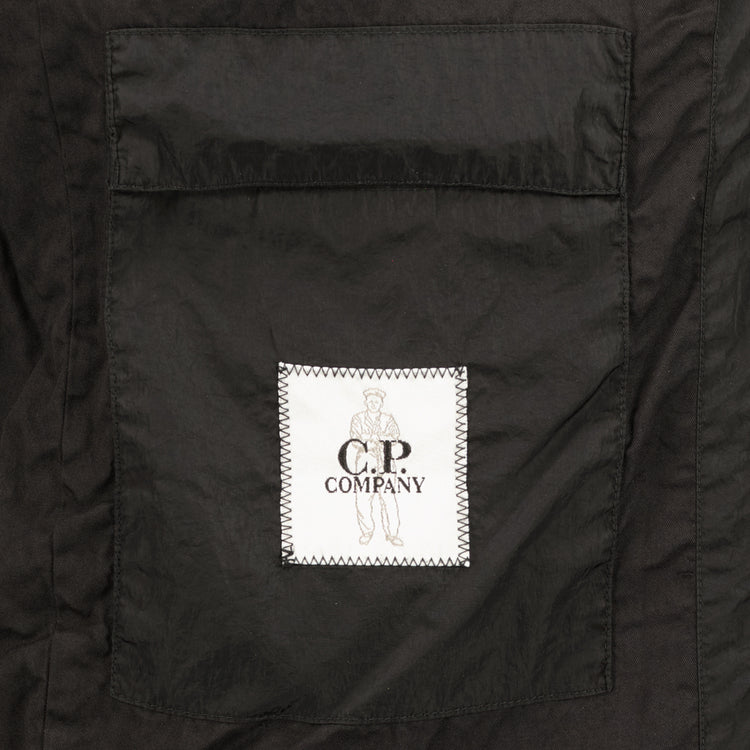 Chrome-R Hooded Lens Overshirt Jacket - Casual Basement