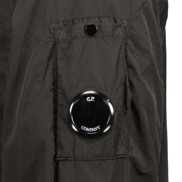 Chrome-R Hooded Lens Overshirt Jacket - Casual Basement