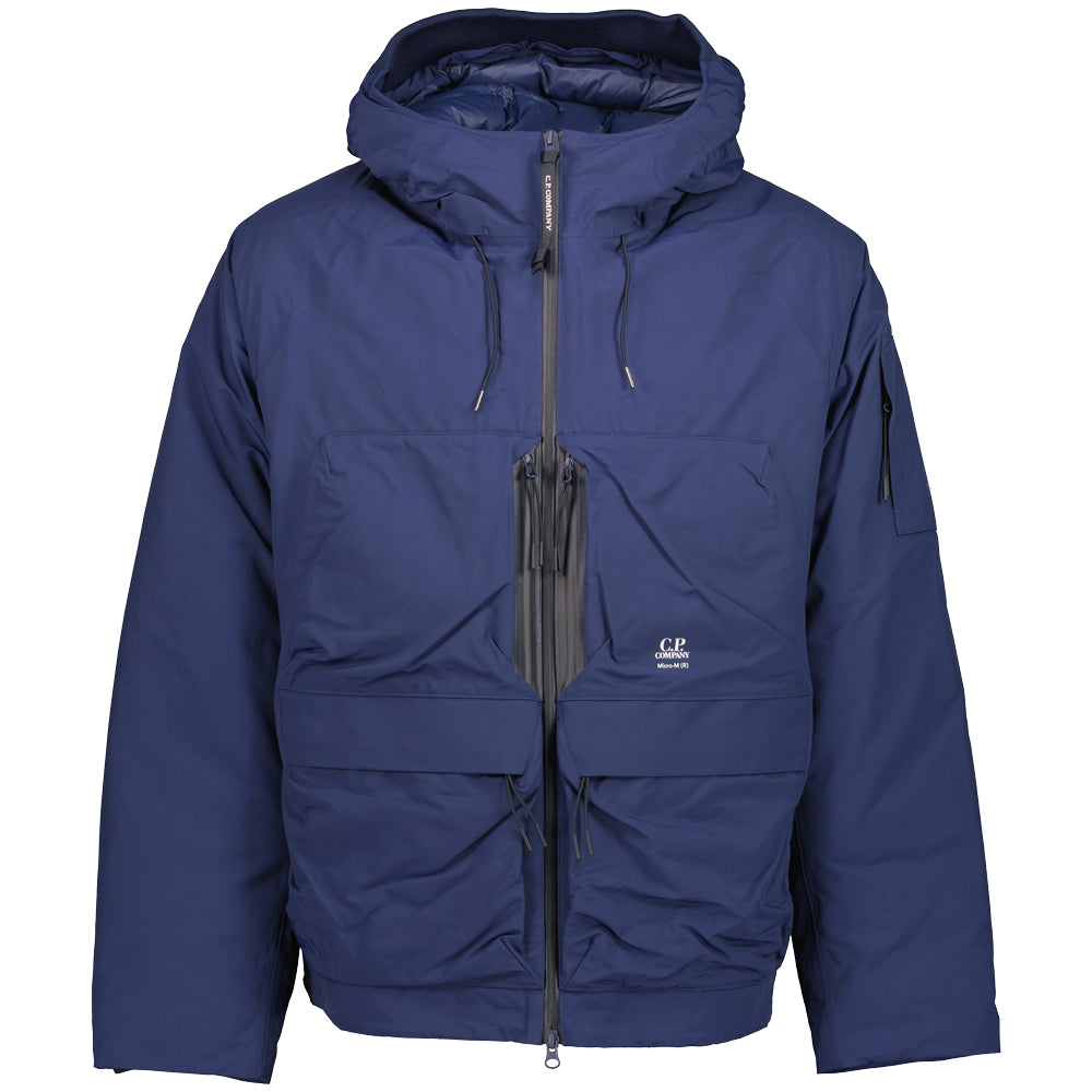 C.P. Company | Micro-M Hooded Down Jacket - Orion Blue