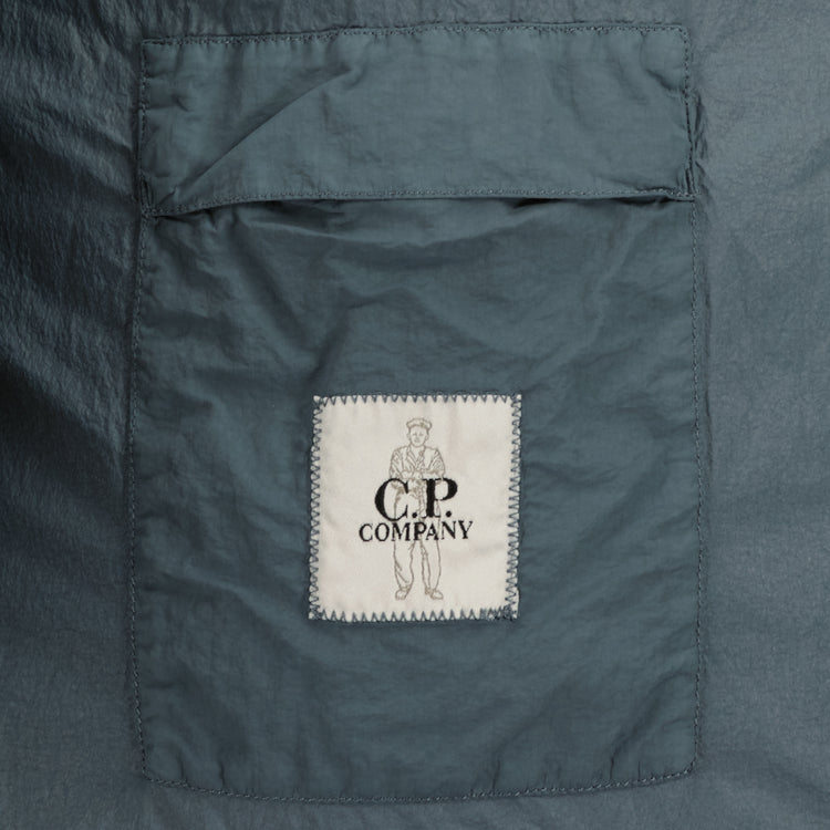 Long Flatt Nylon Down Lens Jacket - Casual Basement