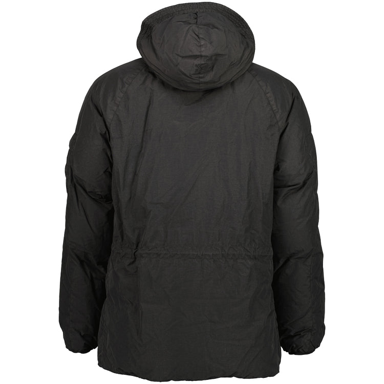 Long Flatt Nylon Down Lens Jacket - Casual Basement