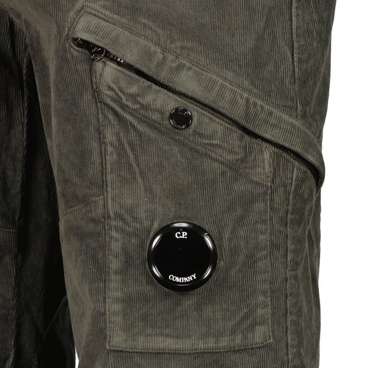 Corduroy Lens Cargo Pants - Casual Basement