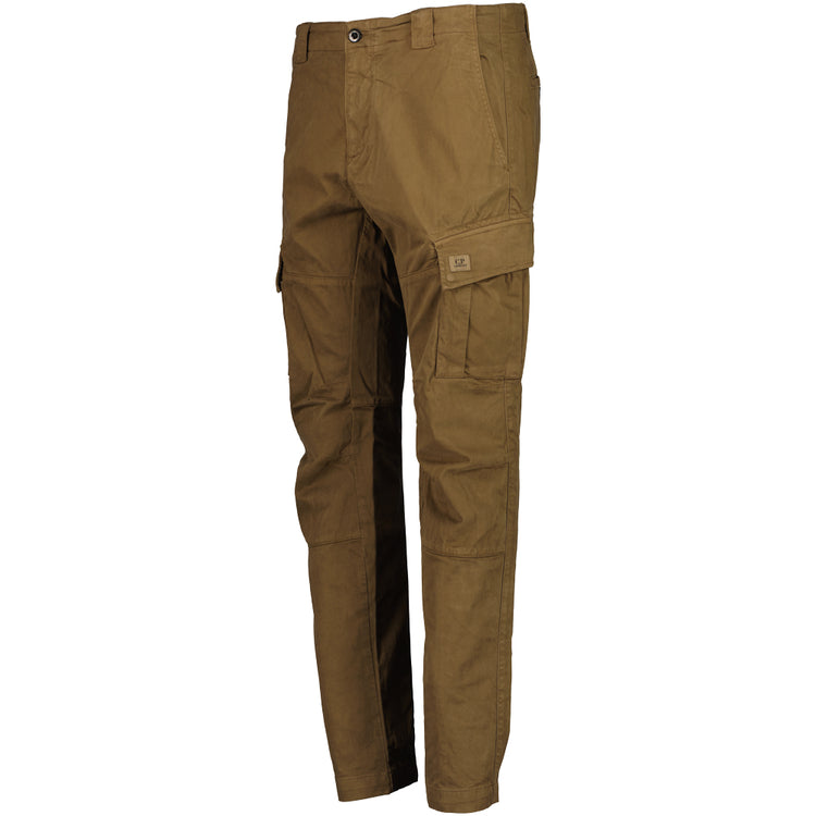 Stretch Satin Logo Patch Cargos - Casual Basement