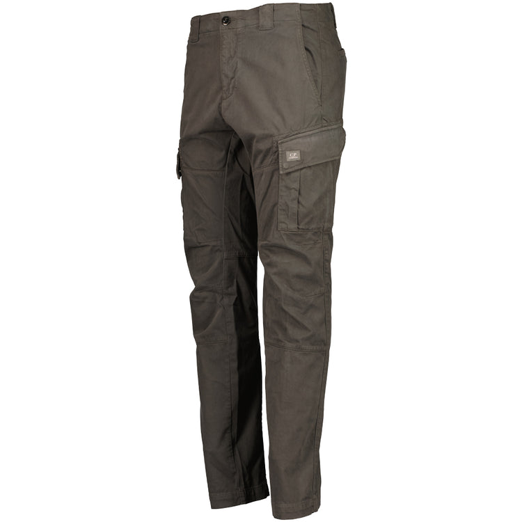 Stretch Satin Logo Patch Cargos - Casual Basement