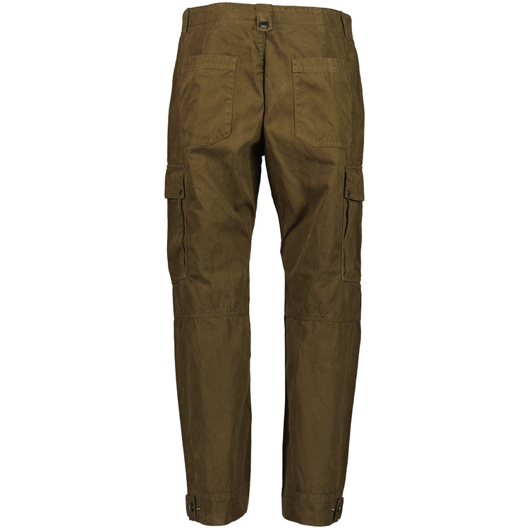 Military Twill Logo Patch Cargos - Casual Basement