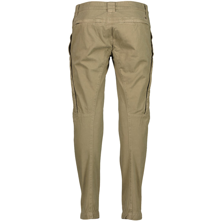 Military Twill Logo Patch Trousers - Casual Basement