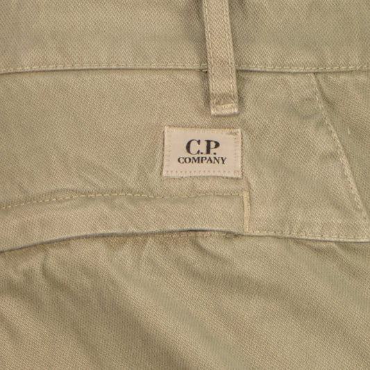 Military Twill Logo Patch Trousers - Casual Basement