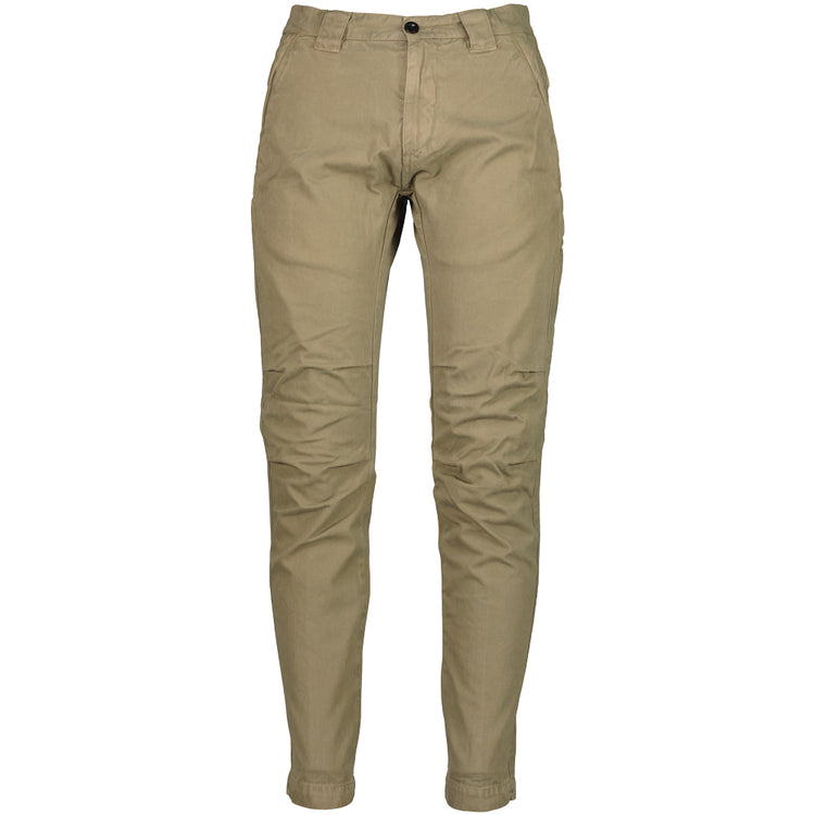 Military Twill Logo Patch Trousers - Casual Basement