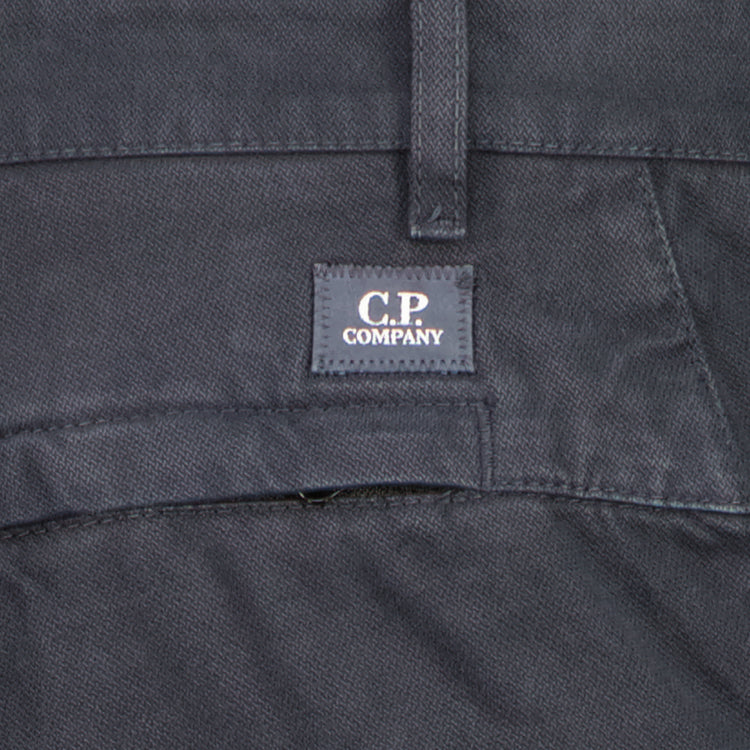 Military Twill Logo Patch Trousers - Casual Basement