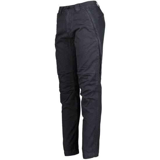 Military Twill Logo Patch Trousers - Casual Basement
