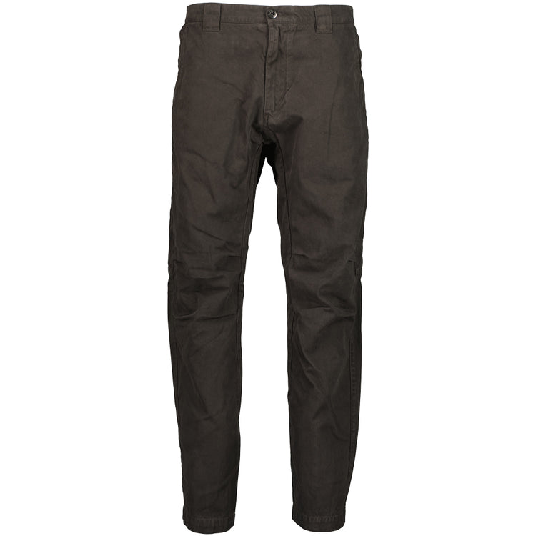 Military Twill Logo Patch Trousers - Casual Basement