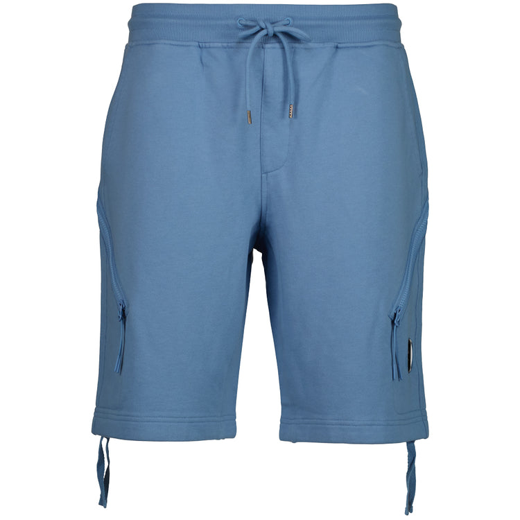 Diagonal Fleece Lens Sweat Shorts - Casual Basement