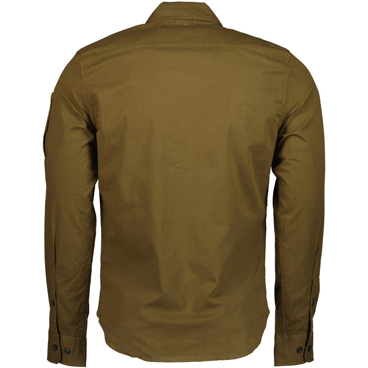 Gabardine Zip Up Lens Overshirt - Casual Basement