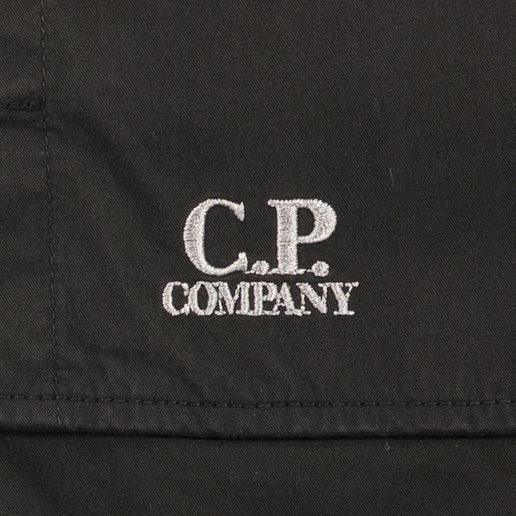 Gabardine Half Zip Hooded Overshirt - Casual Basement