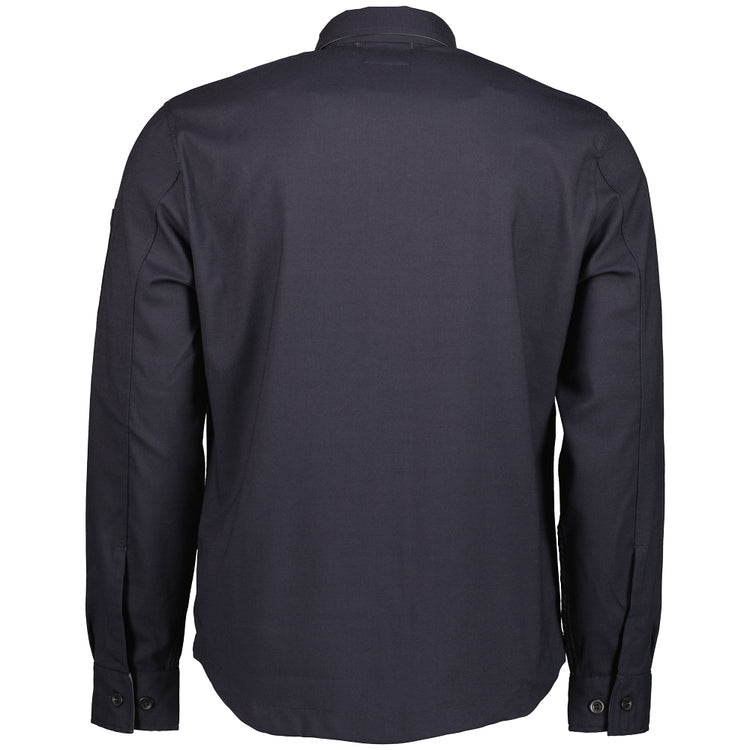 Wool Gabardine Lens Shirt - Casual Basement