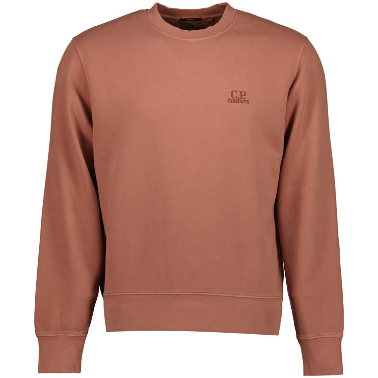 Brushed Fleece Resist Dyed Logo Sweat - Casual Basement