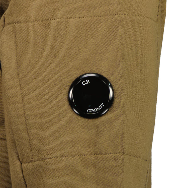 Diagonal Raised Fleece Lens Hoodie - Casual Basement