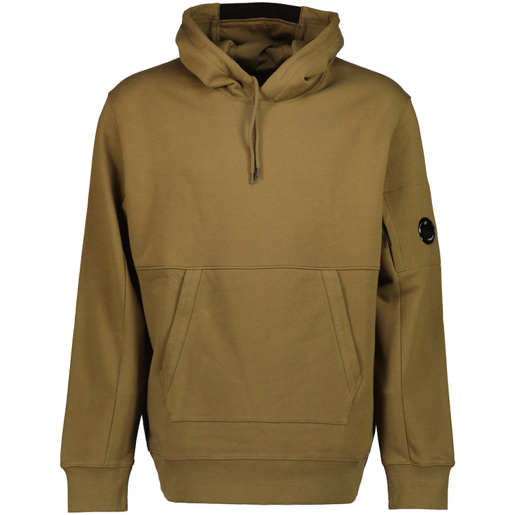Diagonal Raised Fleece Lens Hoodie - Casual Basement