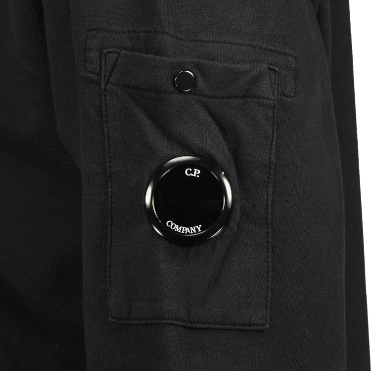 Light Fleece Polo Collar Lens Sweatshirt - Casual Basement