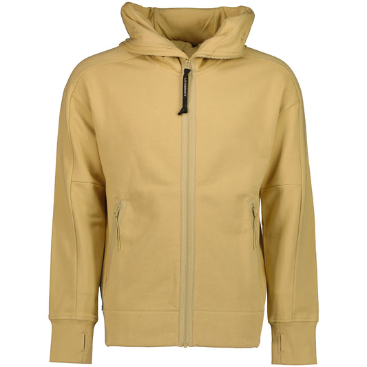 Hooded Explorer Goggle Zip Up Sweatshirt - Casual Basement