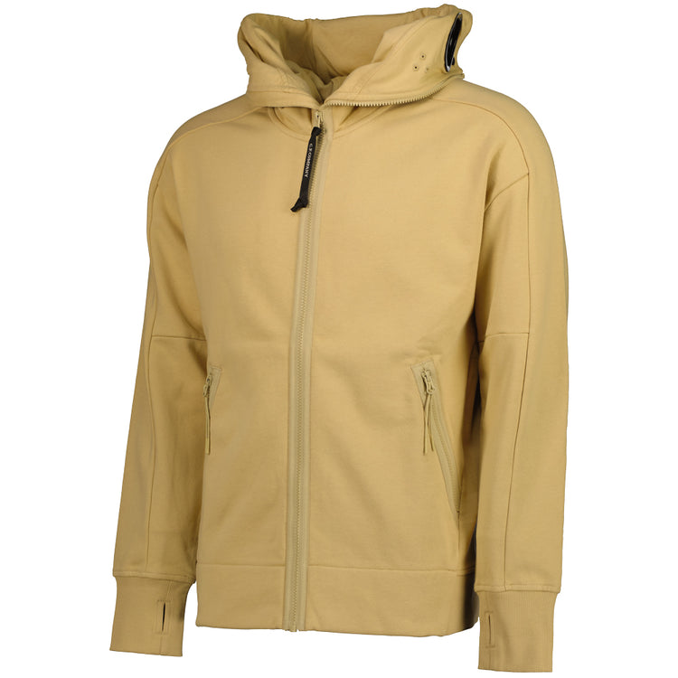 Hooded Explorer Goggle Zip Up Sweatshirt - Casual Basement