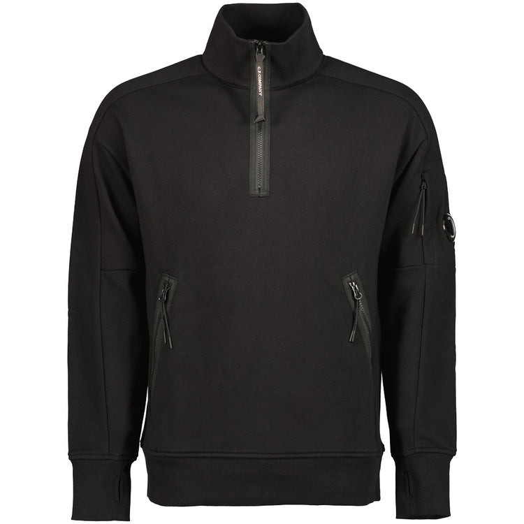 Quarter Zip Lens Fleece Sweatshirt - Casual Basement