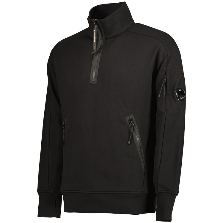 Quarter Zip Lens Fleece Sweatshirt - Casual Basement