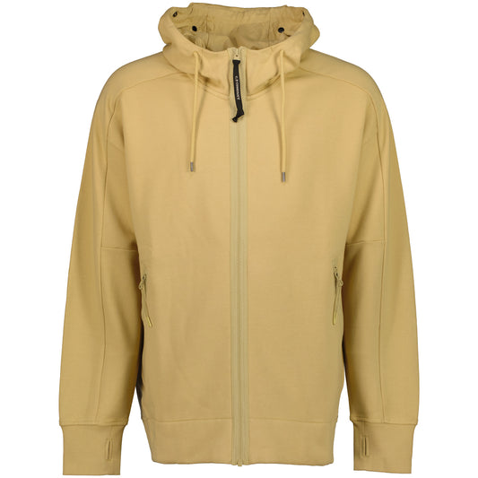 Zip Up Goggle Hooded Sweatshirt - Casual Basement