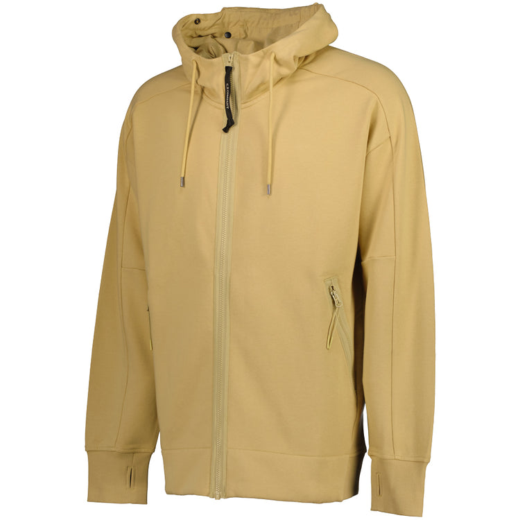 Zip Up Goggle Hooded Sweatshirt - Casual Basement