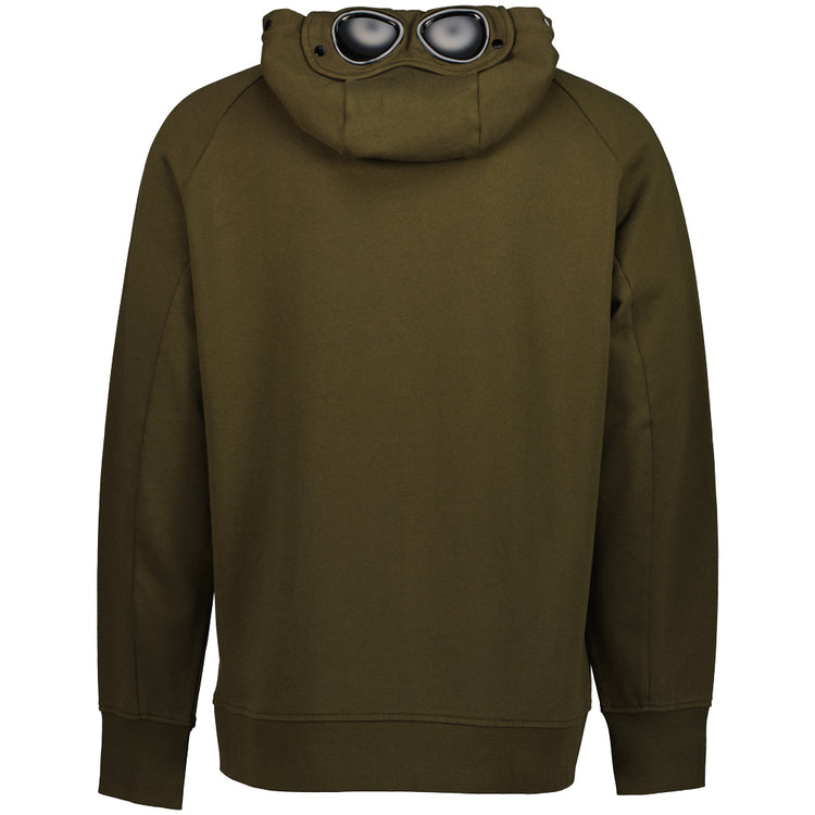 Zip Up Goggle Hooded Sweatshirt - Casual Basement