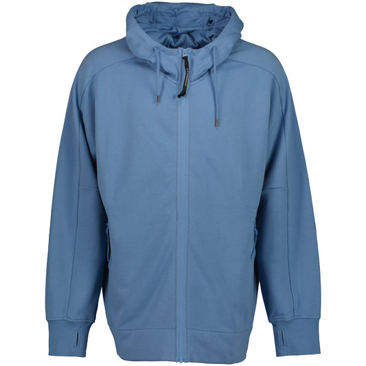 Zip Up Goggle Hooded Sweatshirt - Casual Basement