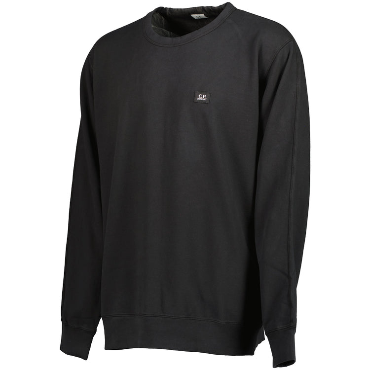 Light Fleece Logo Patch Sweatshirt - Casual Basement