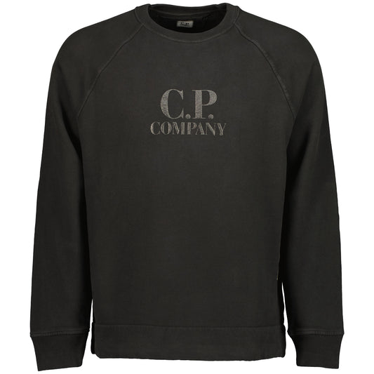 Diagonal Fleece Logo Sweatshirt - Casual Basement