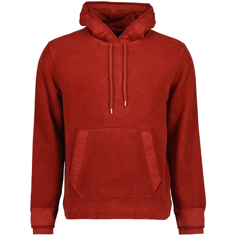 Brushed Fleece Logo Hoodie - Casual Basement