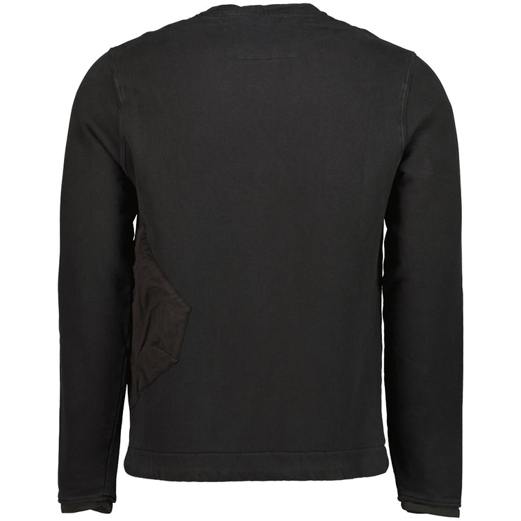 Diagonal Fleece Pocket Sweatshirt - Casual Basement