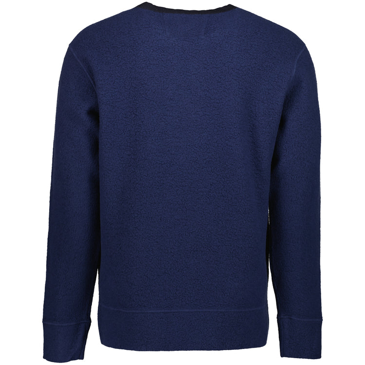 Wool Polar Fleece Logo Sweat - Casual Basement