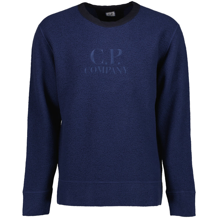 Wool Polar Fleece Logo Sweat - Casual Basement