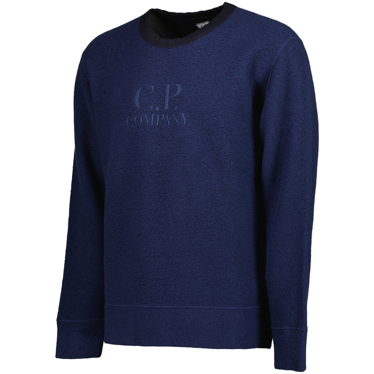 Wool Polar Fleece Logo Sweat - Casual Basement