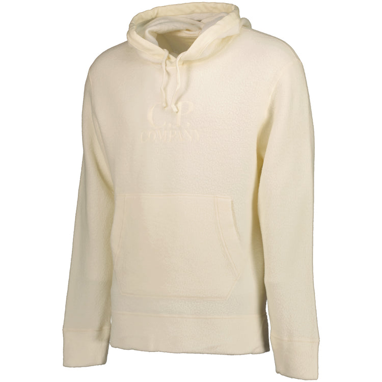 Wool Polar Fleece Logo Hoodie - Casual Basement