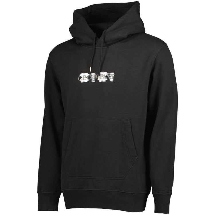 Brushed Fleece Graphic Logo Hoodie - Casual Basement