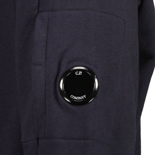 Diagonal Raised Fleece Lens Zip Hoodie - Casual Basement