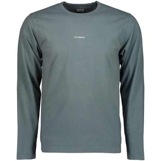 Long Sleeve Logo Print T-Shirt - Casual Basement