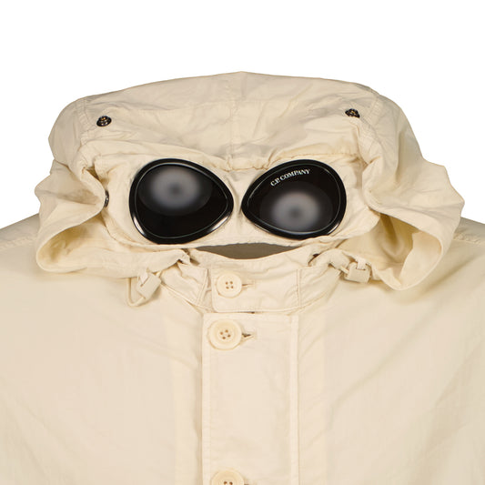 Flatt Nylon Goggle Hooded Overshirt Jacket - Casual Basement