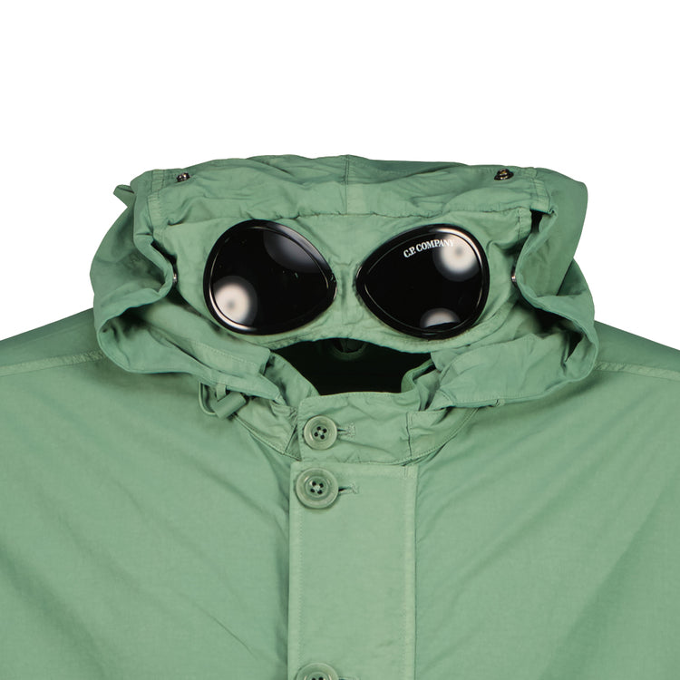 Flatt Nylon Goggle Hooded Overshirt Jacket - Casual Basement