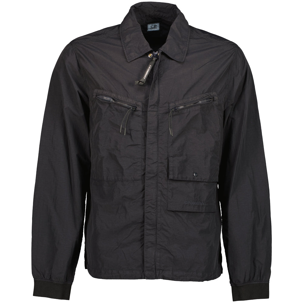 C.P. Company | Flatt Nylon Overshirt Jacket - Total Eclipse