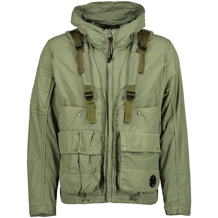 Flatt Nylon Reversible Hooded Lens Jacket