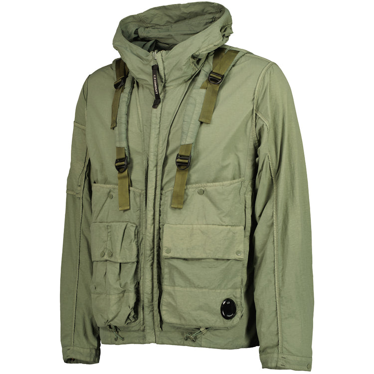 Flatt Nylon Reversible Hooded Lens Jacket