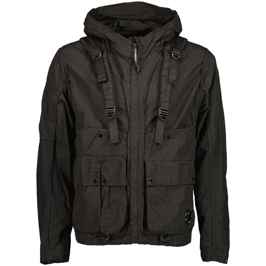 Flatt Nylon Reversible Hooded Lens Jacket - Casual Basement