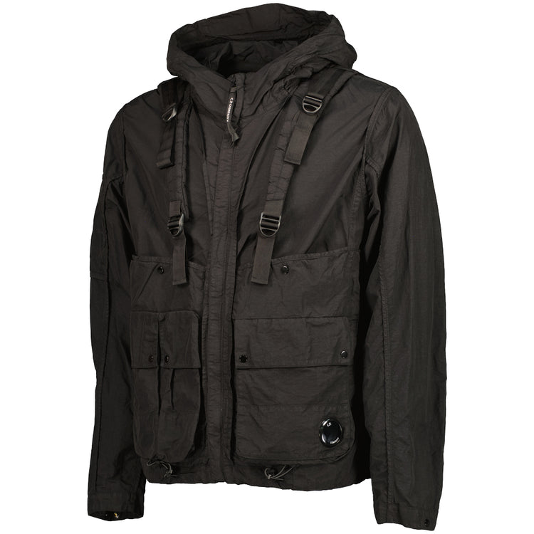Flatt Nylon Reversible Hooded Lens Jacket